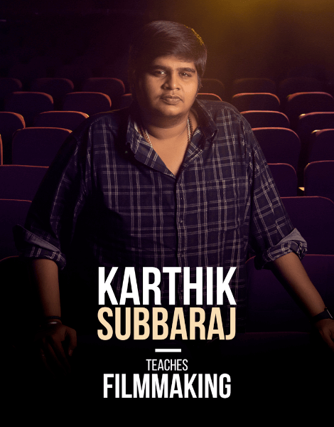 Portrait of Karthik Subbaraj, Filmmaker at LevelUp Learning